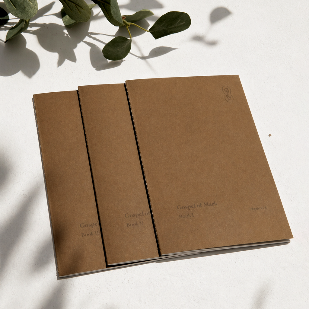 The Pilgrim Booklet | Gospel of Mark — Three half letter booklets