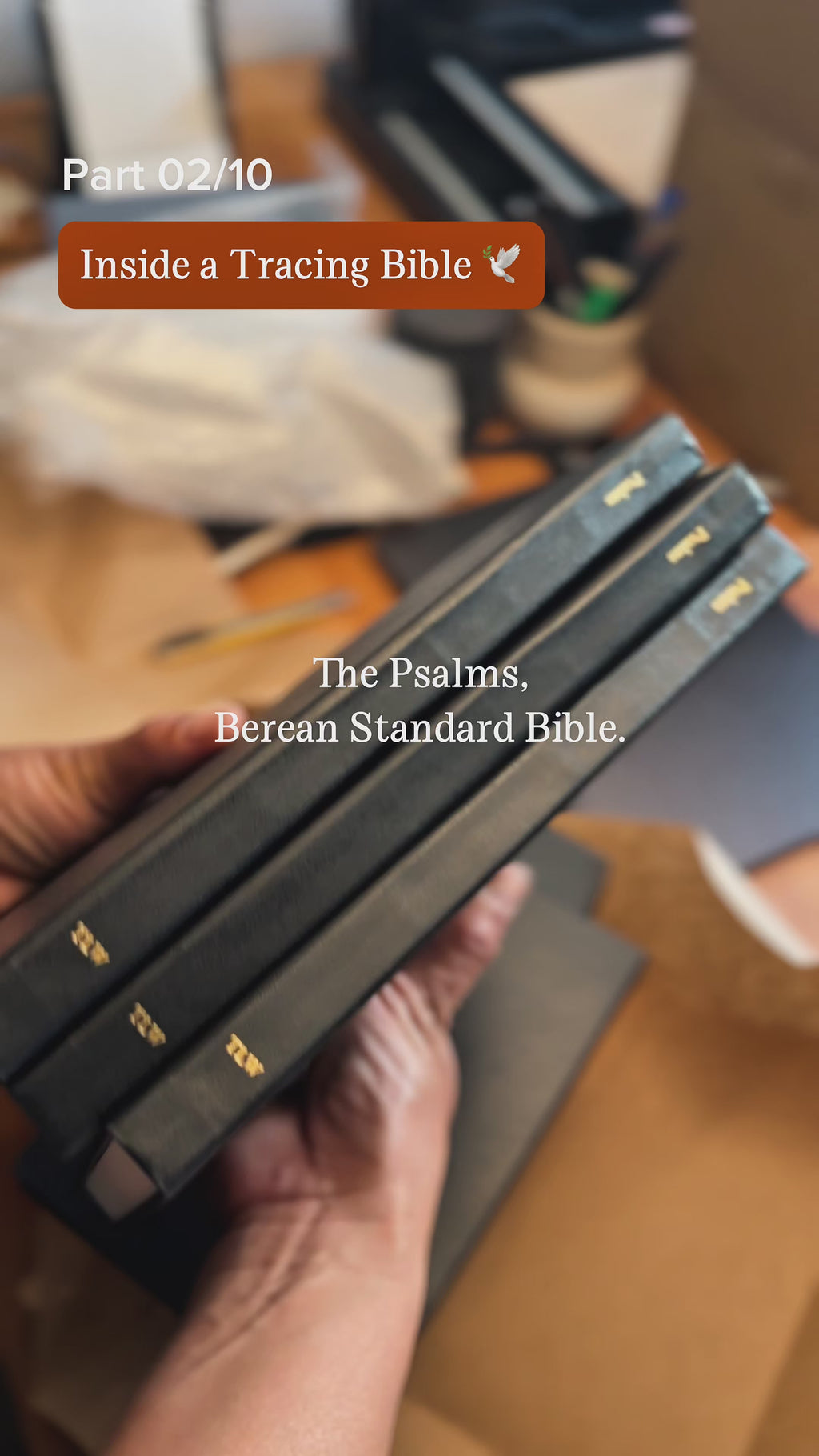 Psalms I–V | Meditative Tracing Bible | A5 Hardback | ✨Pre-Order✨