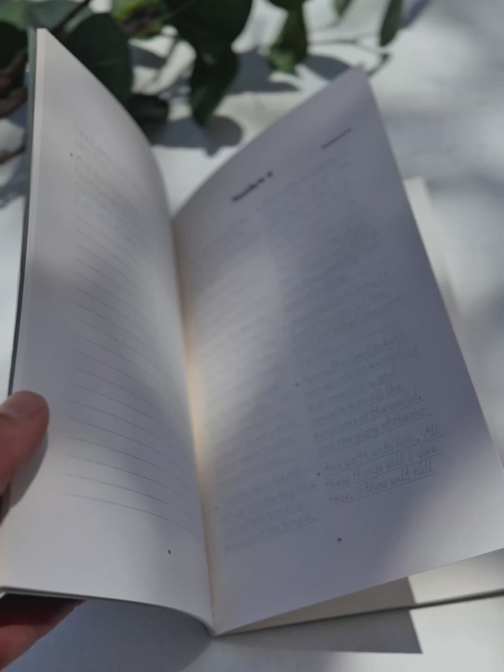 The Pilgrim Booklet | Gospel of Matthew — four half letter booklets